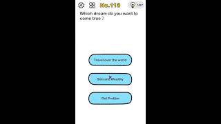 Brain Out Level 113 Which dream do you want to come true BGMI ZONE screenshot 2