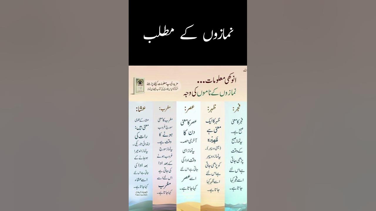 namaz-namaz-names-in-urdu-namaz-names-meaning-5-namaz-names-youtube