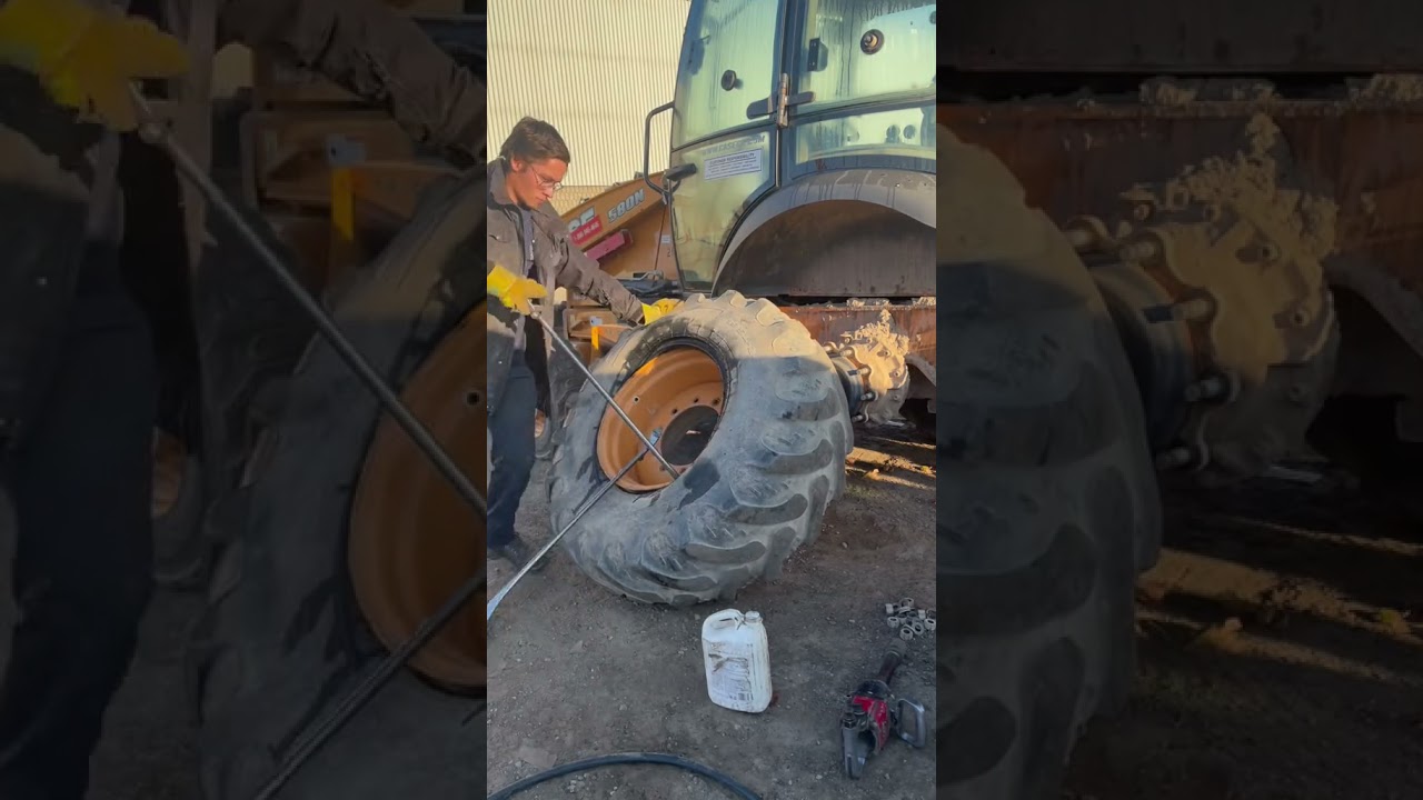 This is a Backhoe Tire