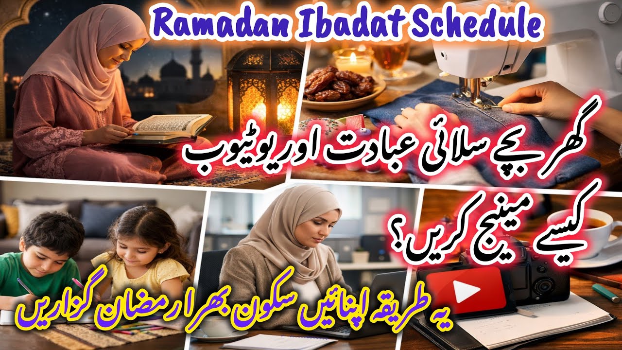 💫Ramadan Ibadat Schedule for Busy Housewives☑️ | Perfect Daily Routine✨