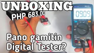 How to use Digital Multimeter Tester for BEGINNERS | UNBOXING ZOTEK ZT102