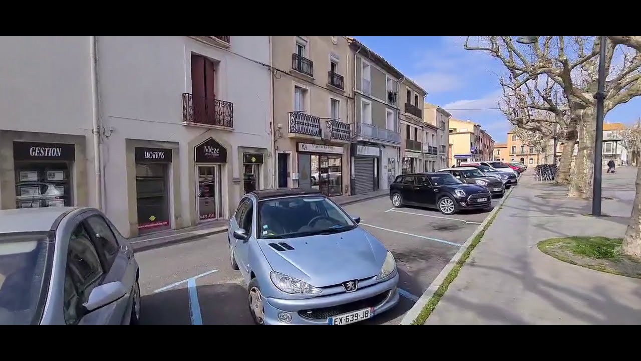 Mèze vue de la terre - L'esplanade