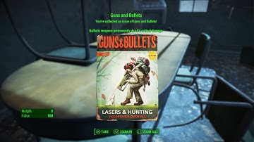 FALLOUT 4 (PS5) - MAGAZINES - Guns and Bullets: Lasers & Hunting