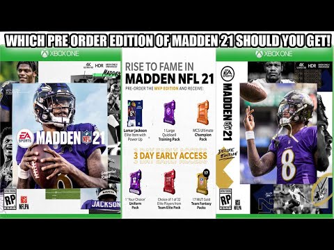 WHICH PRE ORDER EDITION OF MADDEN 21 SHOULD YOU GET? WHICH IS WORTH IT? | MADDEN 21