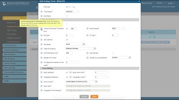 Grandstream IP PBX - Set Disconnect Threshold - ep109