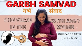 Practice Garbh Samvad (गर्भसंवाद) to increase baby