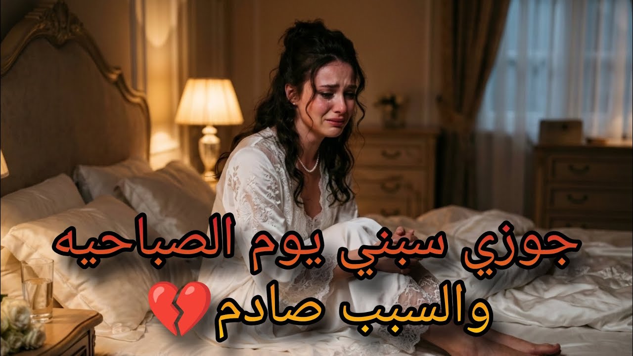 صحيت من النوم يوم الصباحيه ملقتش جوزي جنبي🙁