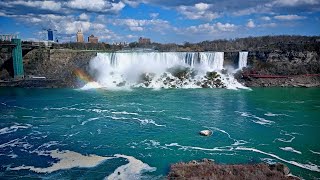 "Niagara Falls: Majestic view through nature's wonder"