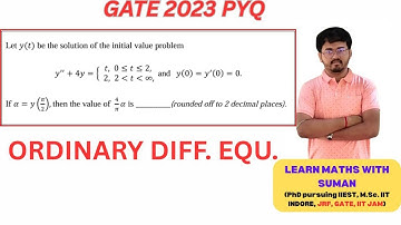 GATE 2023 MATHEMATICS ODE PYQ by Suman Sir #maths #gate #pyq #gate2025 