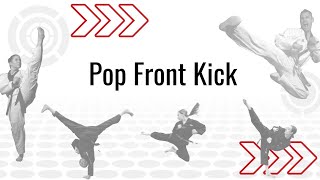 Pop Front Kick Tutorial Taekwondo