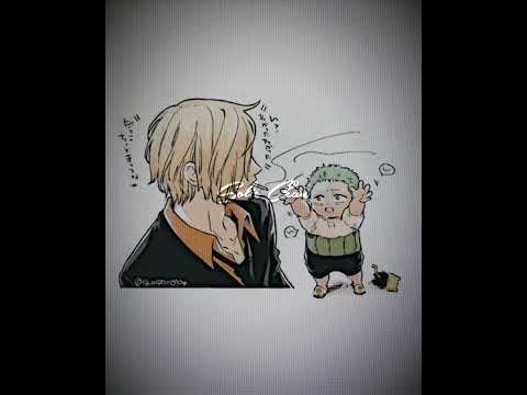 Ahh I Can T Describe This Cuteness Zosan Shorts Zoro Sanji Zoroxsanji Ship Edit Bl Yaoi