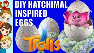 DIY Hatchimals Inspired Egg Tutorial | Cursing Hatchimal - NOT!  | Where Do Trolls Come From?