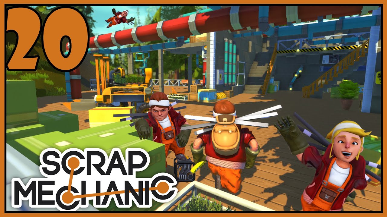 Ferris Wheel Complete - Scrap Mechanic Gameplay - Part 20 [Let's Play Scrap Mechanic]