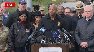 Maryland Gov. Wes Moore speaks about Baltimore bridge collapse