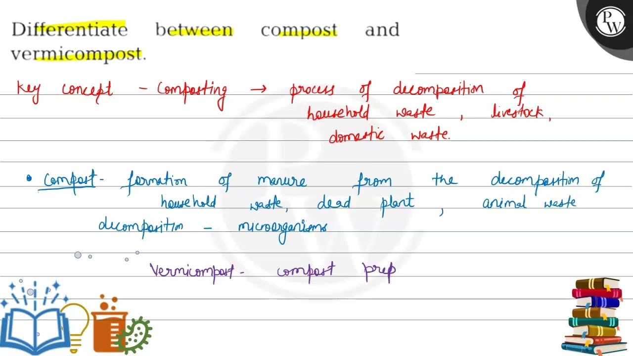Differentiate Between Compost And Vermicompost e IV YouTube Differentiate Between Compost And Vermicompost e IV YouTube
