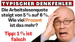 Diesen Fehler In Der Prozentrechnung Macht Fast Jeder