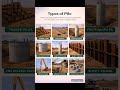 Pile Foundation ke Types | Timber, Steel, Concrete Piles Full Detail