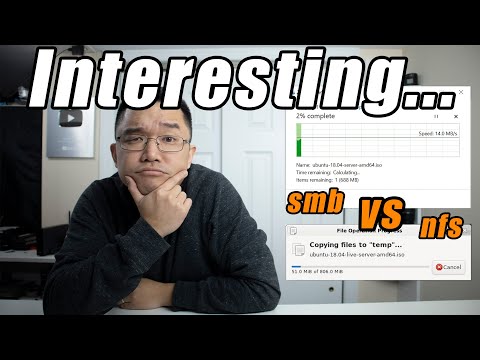 Testing File Transfer SMB vs NFS with CPU Bottleneck!!