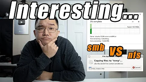 Testing File Transfer SMB vs NFS with CPU Bottleneck!!