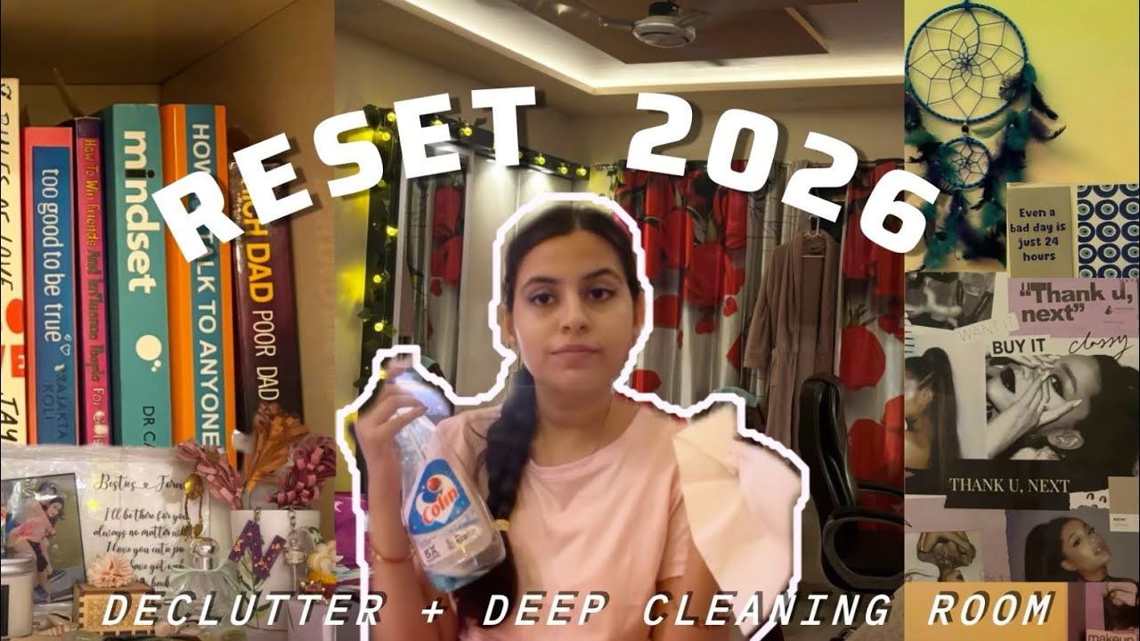 Prepping for 2026 | Decluttering Room🧹 | Reset for 2026 ✨