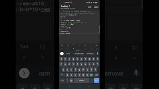palindrome or not using while loop#shorts #ytshorts