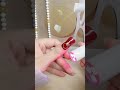 The Ultimate DIY Red Gold Holiday Gel Nails in 5 Minutes! 💅✨ #NailArt #NailDesign #DIYBeauty #Shorts