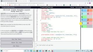 Tutorial 20 - using autofit for flexible layout - free code camp (Explained)