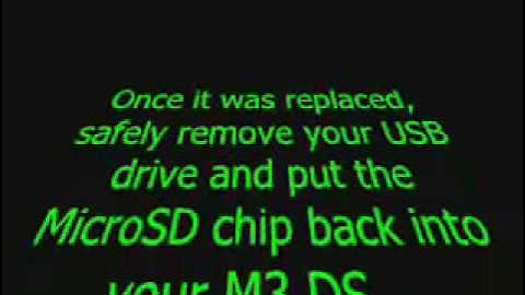 How to add and update M3 DS Real cheats