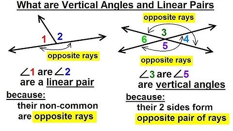 Geometry - Ch. 1: Basic Concepts (24 of 49) What are Vertical Angles and Linear Pairs?