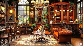 Relaxing Jazz Music at Warm Coffee Shop Ambience☕Soothing Jazz Instrumental Music | Background Music