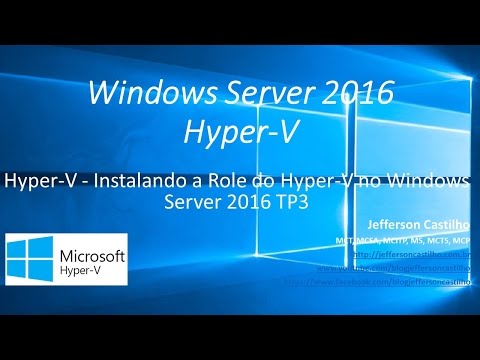 Hyper-V - Criando um Virtual Switch com o Windows Server 2016