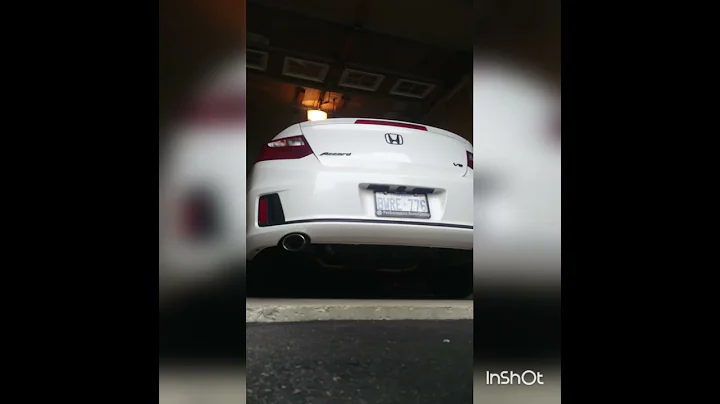 Honda Accord V6 Muffler and resonator delete