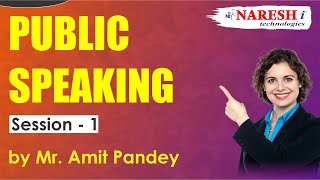 Public Speaking Workshop - Session-1 By Mramit Pandey