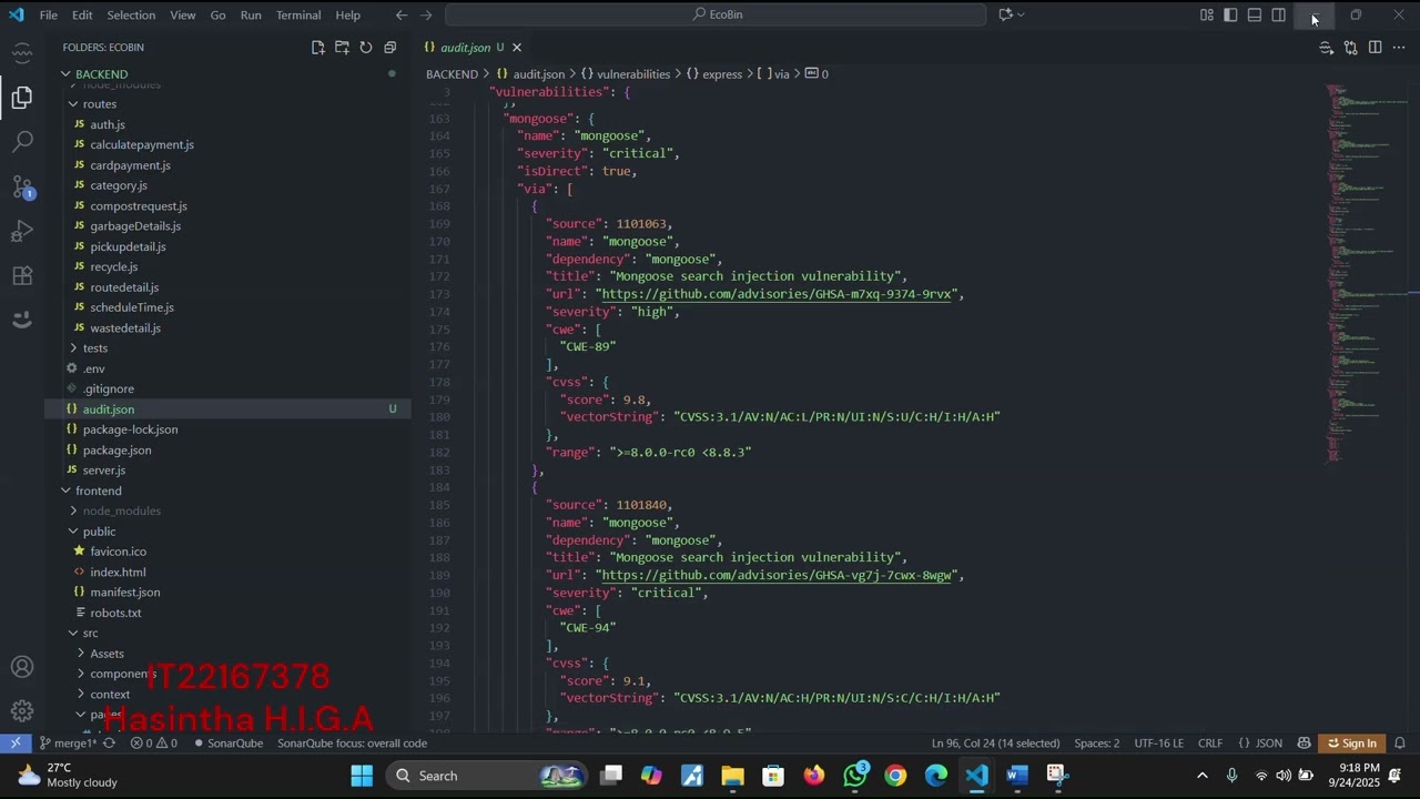SSD Assignment video - Y4S1-SE-WE-01-51
