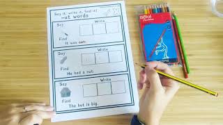 Say it, write it, find it! Phonics CVC Ending | Phonics Resources | Read with Phonics