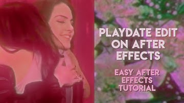 how to make a playdate edit - beginner after effects tutorial