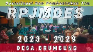 Musyawarah Desa Sosialisasi Dan Pembentukan Tim Penyusun RPJM Desa Brumbung 2024 - 2029