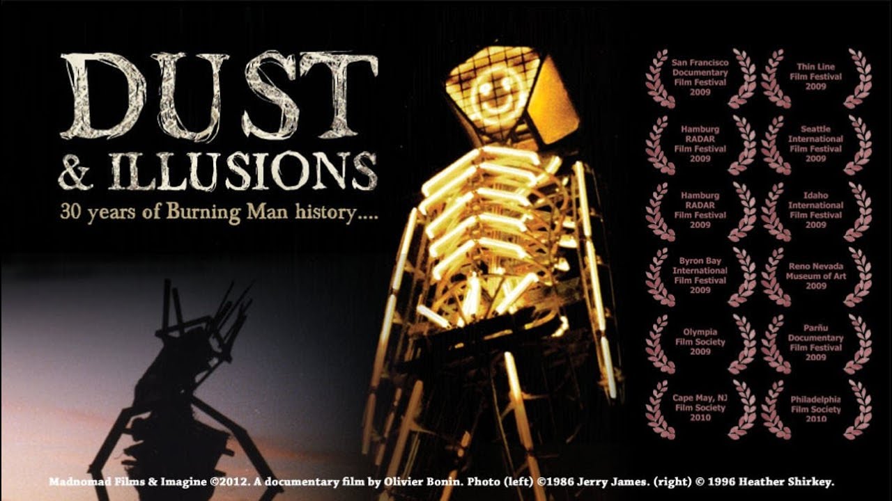 Documentary backdrop image for Dust & Illusions: 30 years Of Burning Man History (2026)
