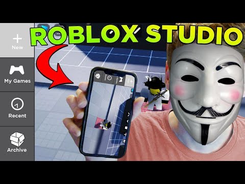 Как СОЗДАВАТЬ ИГРЫ На ТЕЛЕФОНЕ в Roblox Studio?