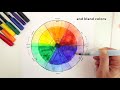 Color wheel with babble dabble do