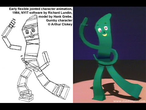 Gumby @ NYIT Computer Graphics Lab 1985