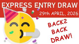 EXPRESS ENTRY DRAW 29 of April !! Latest Draw #expressentrydraw