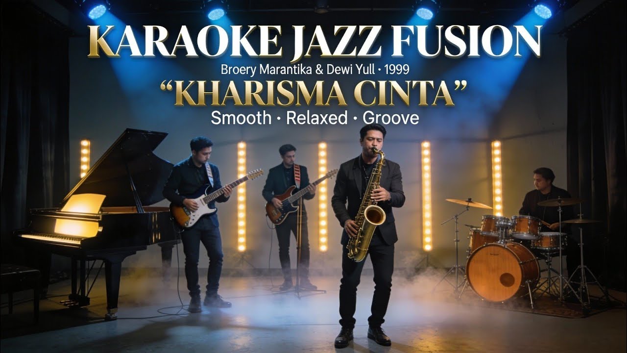 [KARAOKE] Kharisma Cinta - Broery Marantika & Dewi Yull | Jazz Fusion | Smooth & Emotional Groove