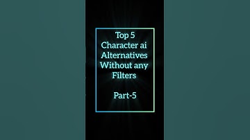Top 5 character ai alternatives without any filters part-5 #characterai  #chatbot  #chatbots  #chat