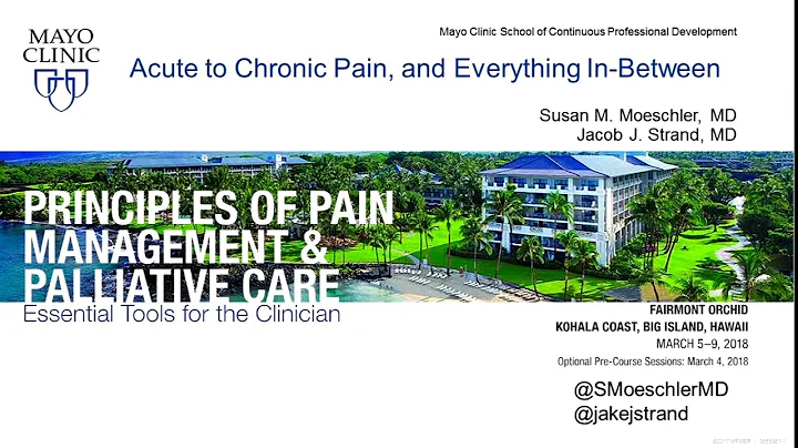 Acute to Chronic Pain by Jacob J. Strand, MD and S...