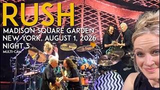 Rush: 50 Something Tour, Madison Square Garden, NY, Night 3, 8/1/26 Full Show (MULTI-CAM)