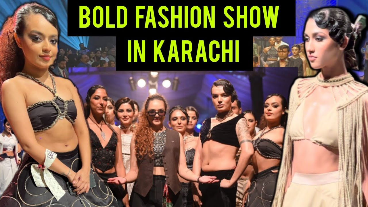 Bold Fashion Show   Parisha Adnan   Beautiful Models   Nabila Salon