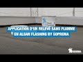 Application dun relev sans flamme en alsan flashing by soprema