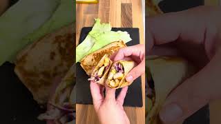 Spicy Chicken Tortilla Wrap | yummy tortilla chicken wrap