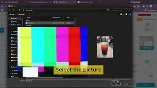 How to add pictures to product